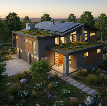 Sustainable Materials and Energy-Efficient Features in Contemporary Homes